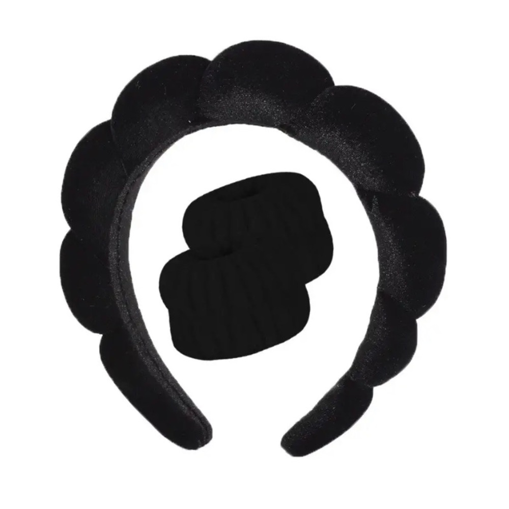 FREE‼️Fashion Washing Puffy Headband for Washing Face Makeup Shower Skin
